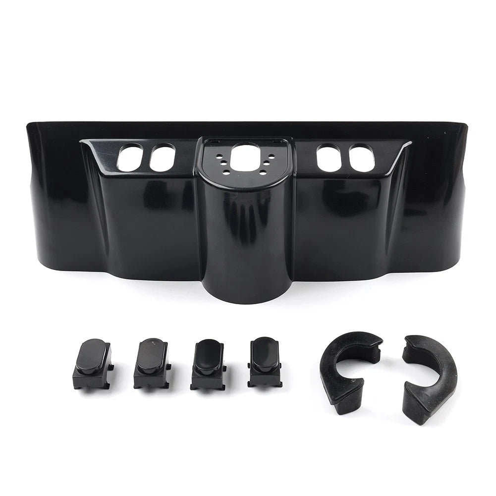 Unpainted Black Inner Fairing Switch Cap Kit for Harley Electra Glide (1996-2013)