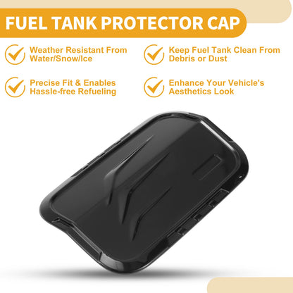 Fuel Tank Door Cap for Toyota Prado (2024-2025) Black Gas Lid