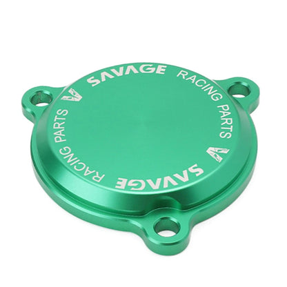 Engine Oil Filter Cover Cap Green for KAWASAKI KLX 140 140L 2018-2023