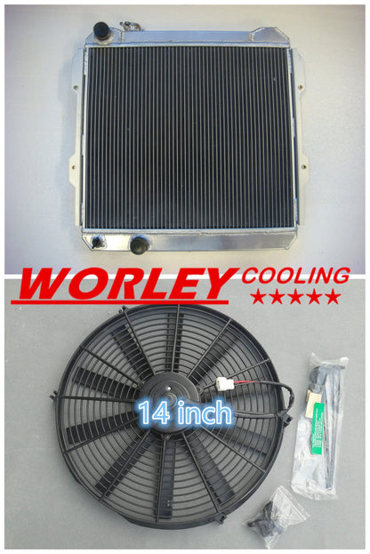 Radiator & Fan for Toyota Hilux LN60 LN61 LN65 2.4L Diesel (1984-1991)