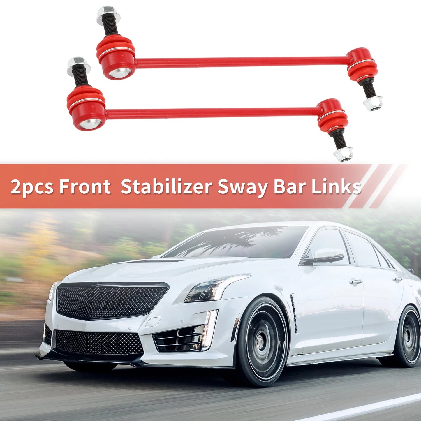 2 x Front Sway Bar Links Stabilizer Link for Buick LaCrosse (2005–2016)