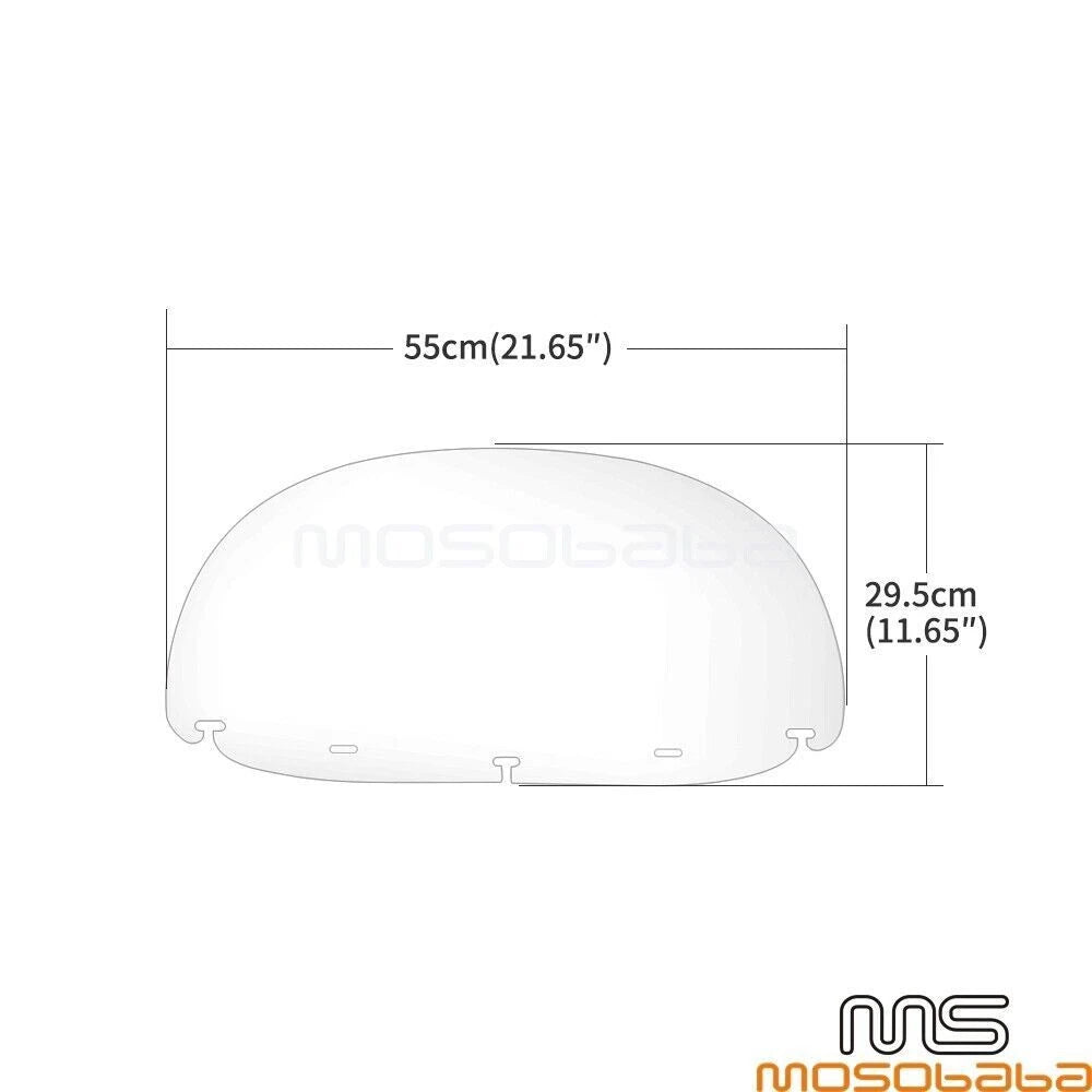 10'' Clear Windshield for Harley Road Glide Dyna Wide Glide FXD (2010-2023)