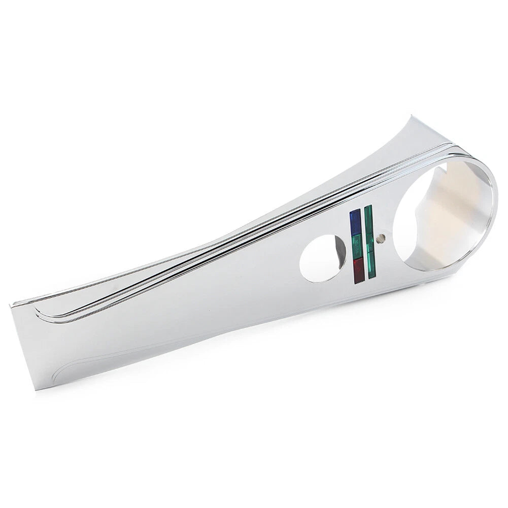 Chrome Long Rider Style Dash Panel for Harley Softail Custom FXSTC FXDG FXDWG (2000-2017)