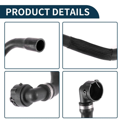 Radiator Hose Water Pipe for Volvo V60 (2012) - Rubber Black 1 Pcs