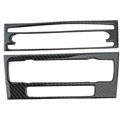 Carbon Fiber AC/CD Panel Frame Trim for BMW 3 E90 E92 E93 (2005-2012)