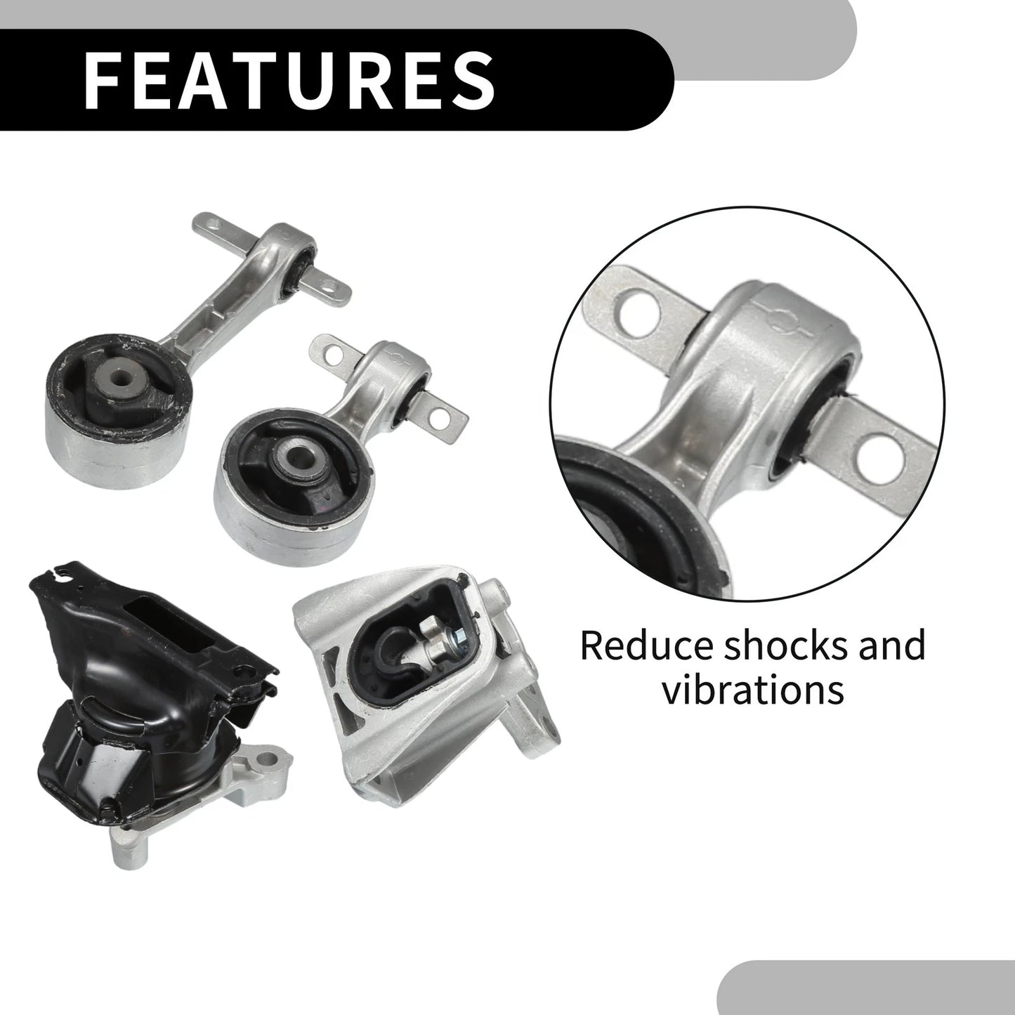 Engine Motor Mount Set for Honda Civic 1.8L (2006-2011)