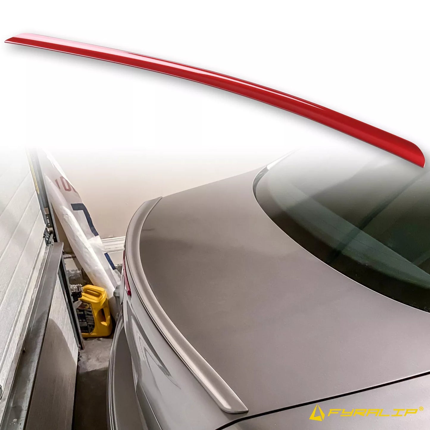 590 Red Boot Lip Spoiler for Mercedes-Benz CLK W209 (2003-2009)