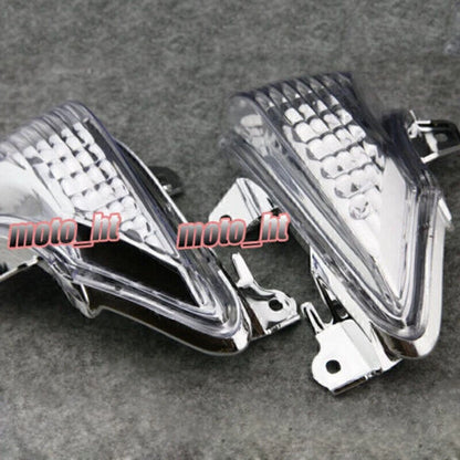 Clear Turn Signal Indicator Blinker Lens for Kawasaki ZX10R (2008-2009)