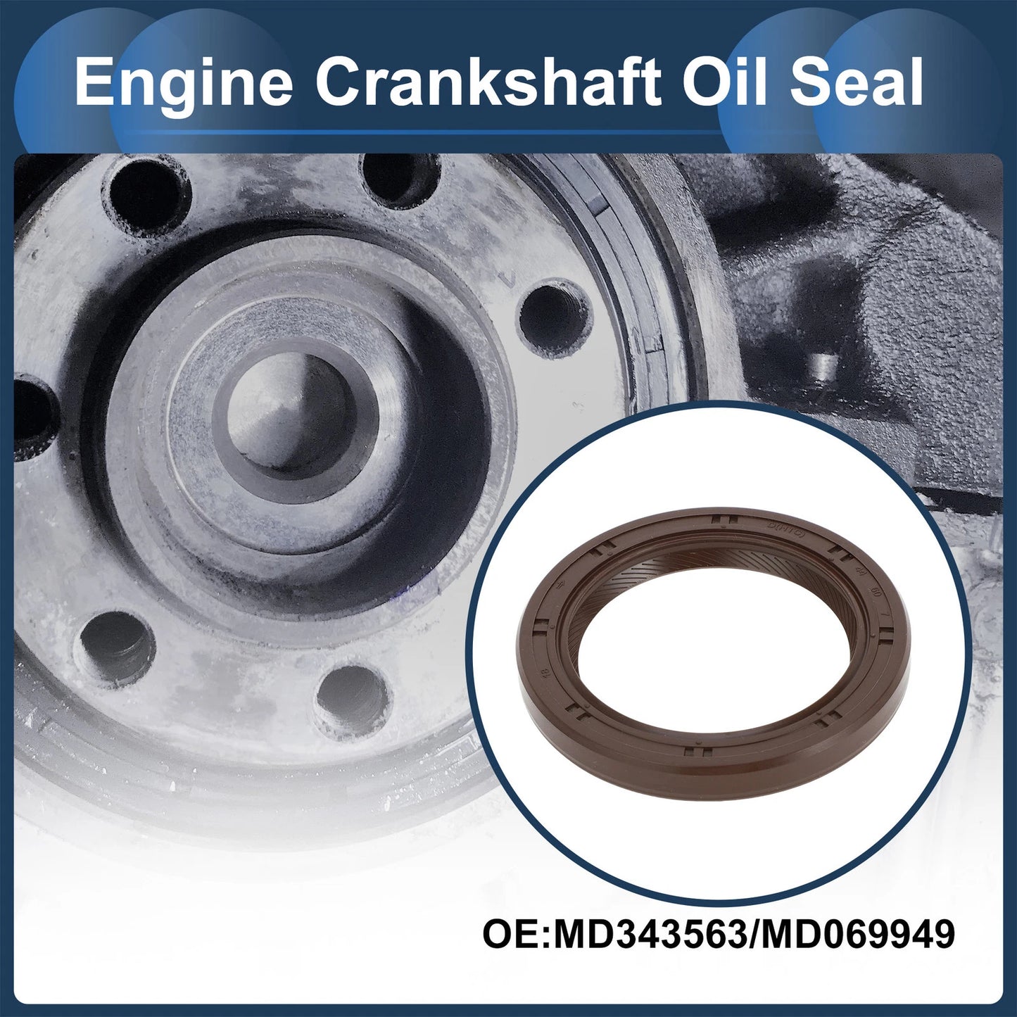 Crankshaft Oil Seal for Mitsubishi Eclipse, Outlander (1990-2012, 2003-2006)