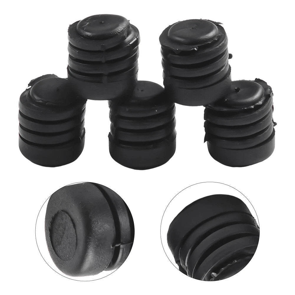 5x Black Rubber Car Bonnet Buffer Hood Washer Bumper for Nissan