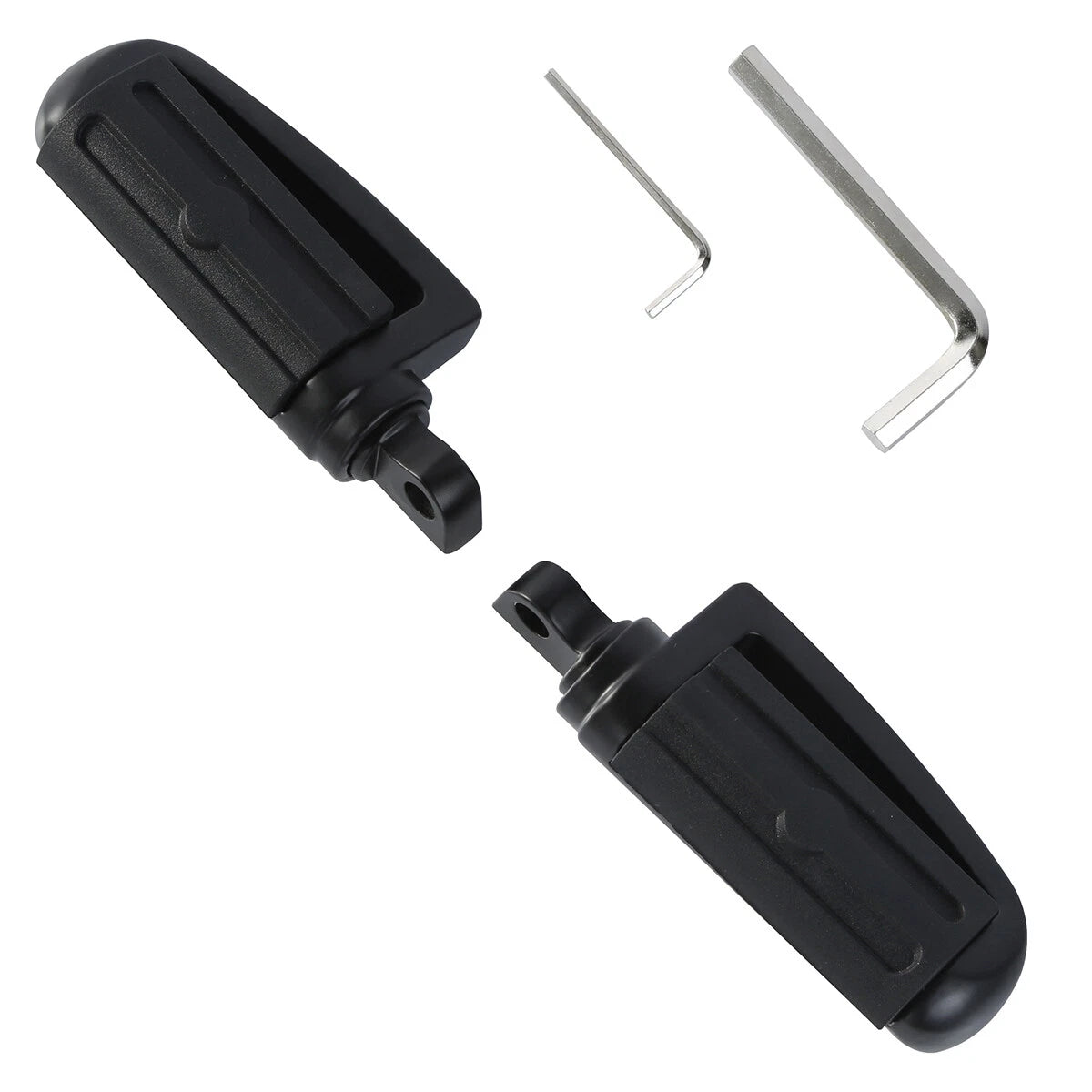 Footrest Pegs 10mm Matte Black for Harley XL883 1200 Sportster Street Glide