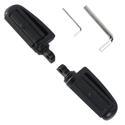 Footrest Pegs 10mm Matte Black for Harley XL883 1200 Sportster Street Glide