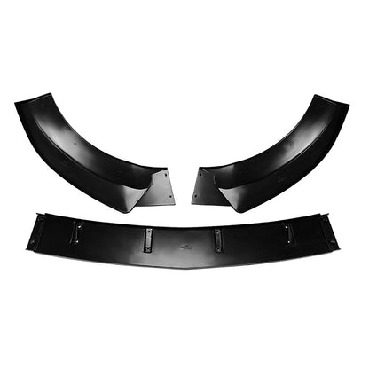 Front Bumper Spoiler Lip for Benz V Class W447 (2016-2024) Gloss Black