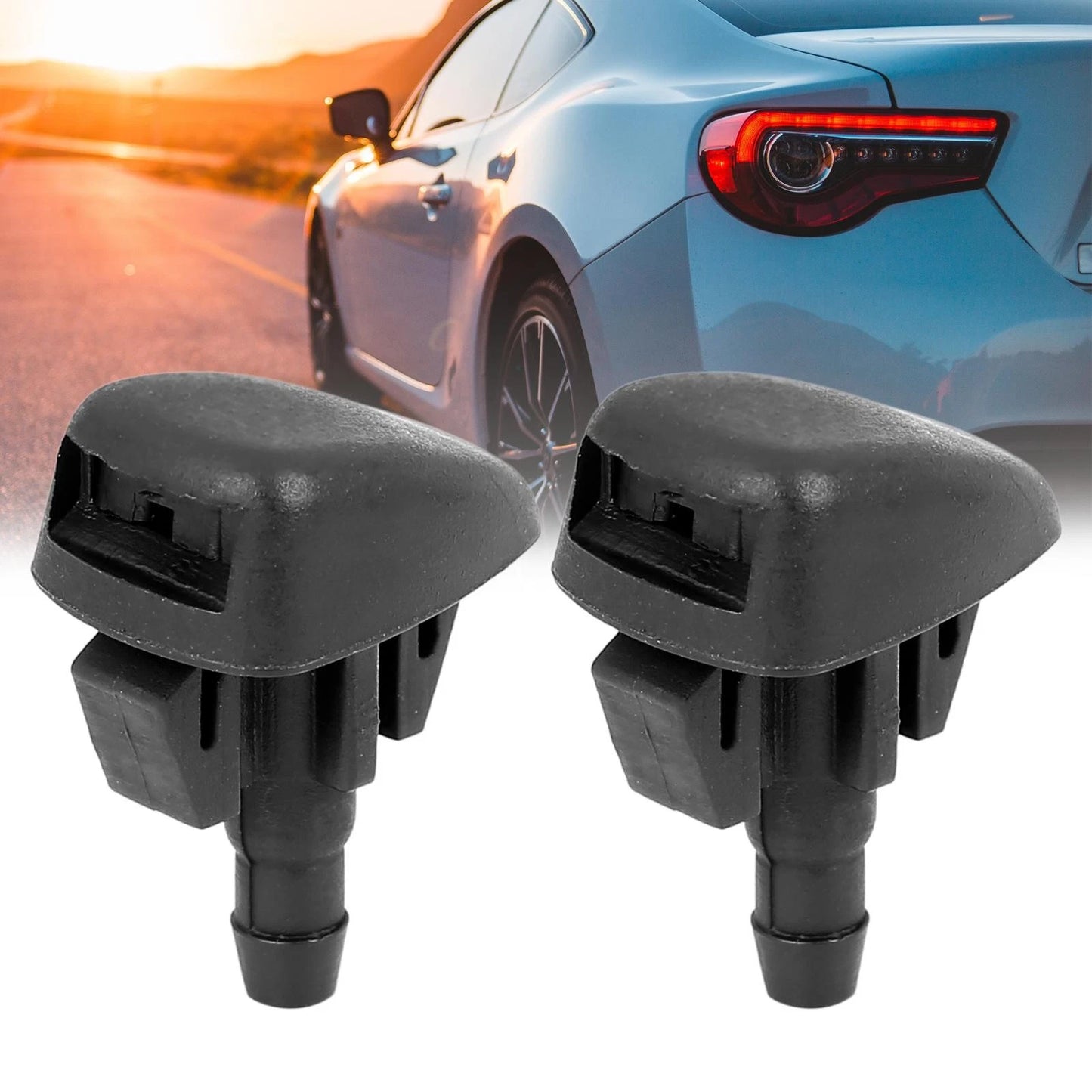 Windshield Wiper Washer Nozzles for Mazda 3 6 CX-5 CX-9 (2004-2023)