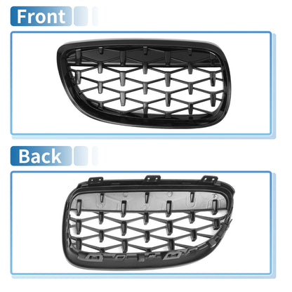 Front Hood Bumper Grille for BMW 335is 335i 328i xDrive (2011-2013) 1 Pair