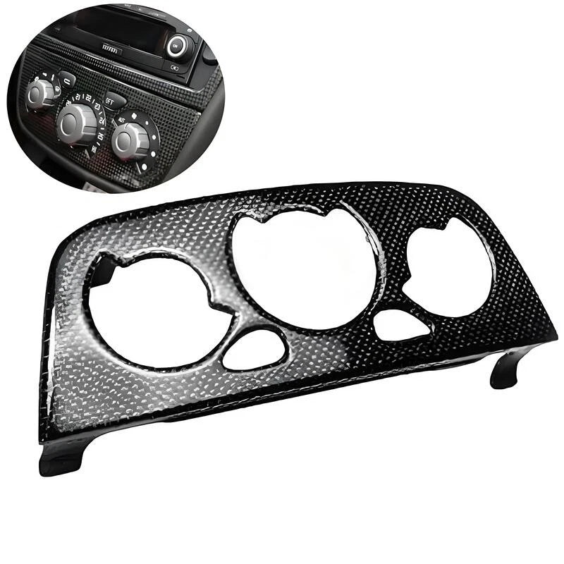 Real Carbon fiber Console AC Volume Knob Cover Replace For Ferrari F430 2005-09