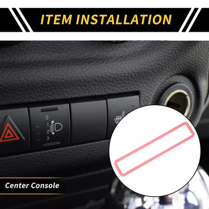 Emergency Light Switch Panel Trim for Jeep Wrangler JK (2011-2017) Pink