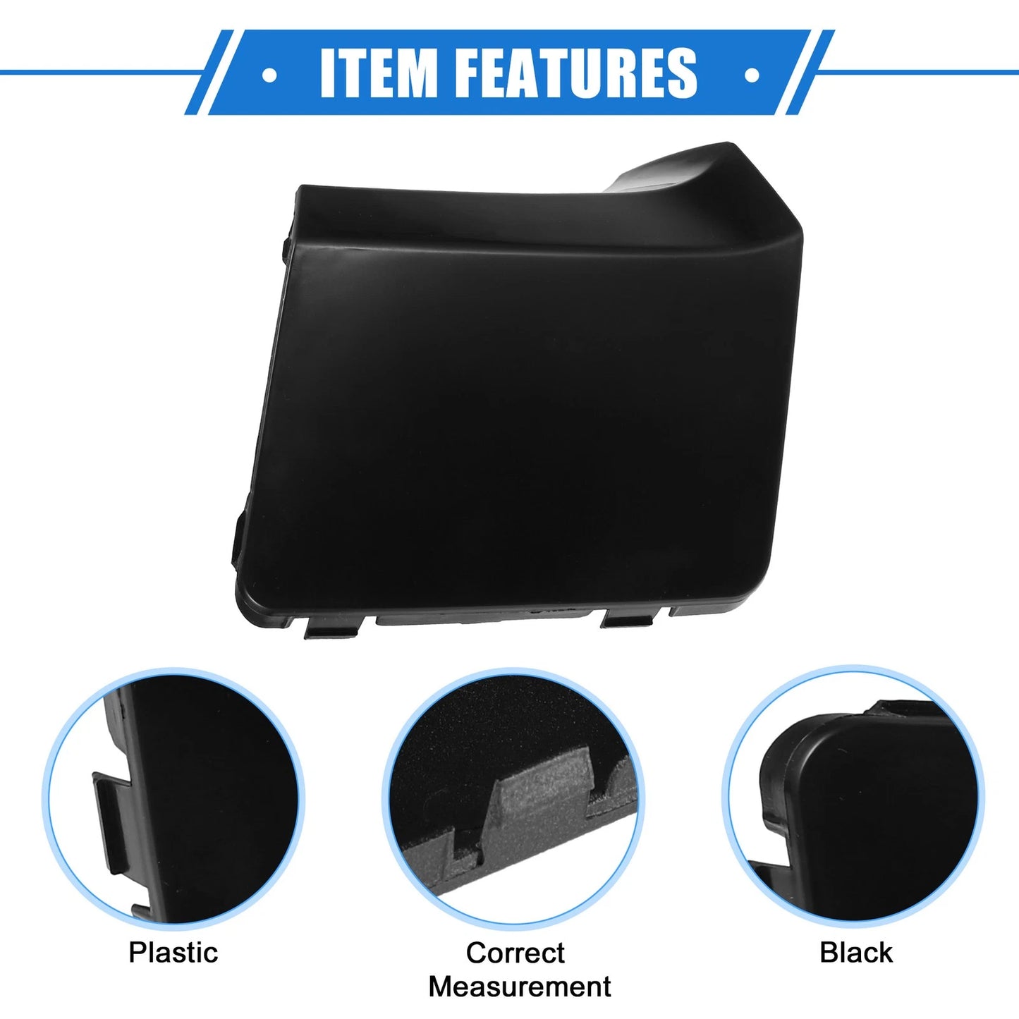 Front Bumper Tow Hook Cover for Subaru Impreza (2010-2014) Black