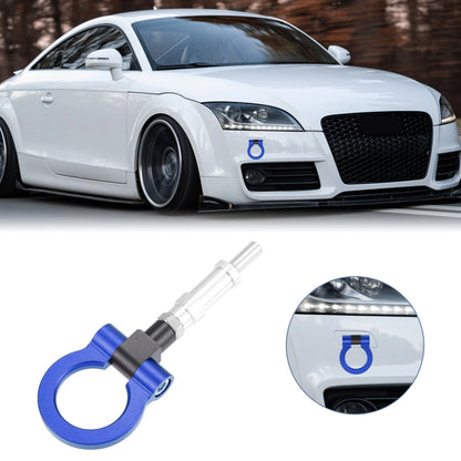 Blue Front Bumper Tow Hook Trailer Ring Eye for Honda Fit S2000 Acura TL
