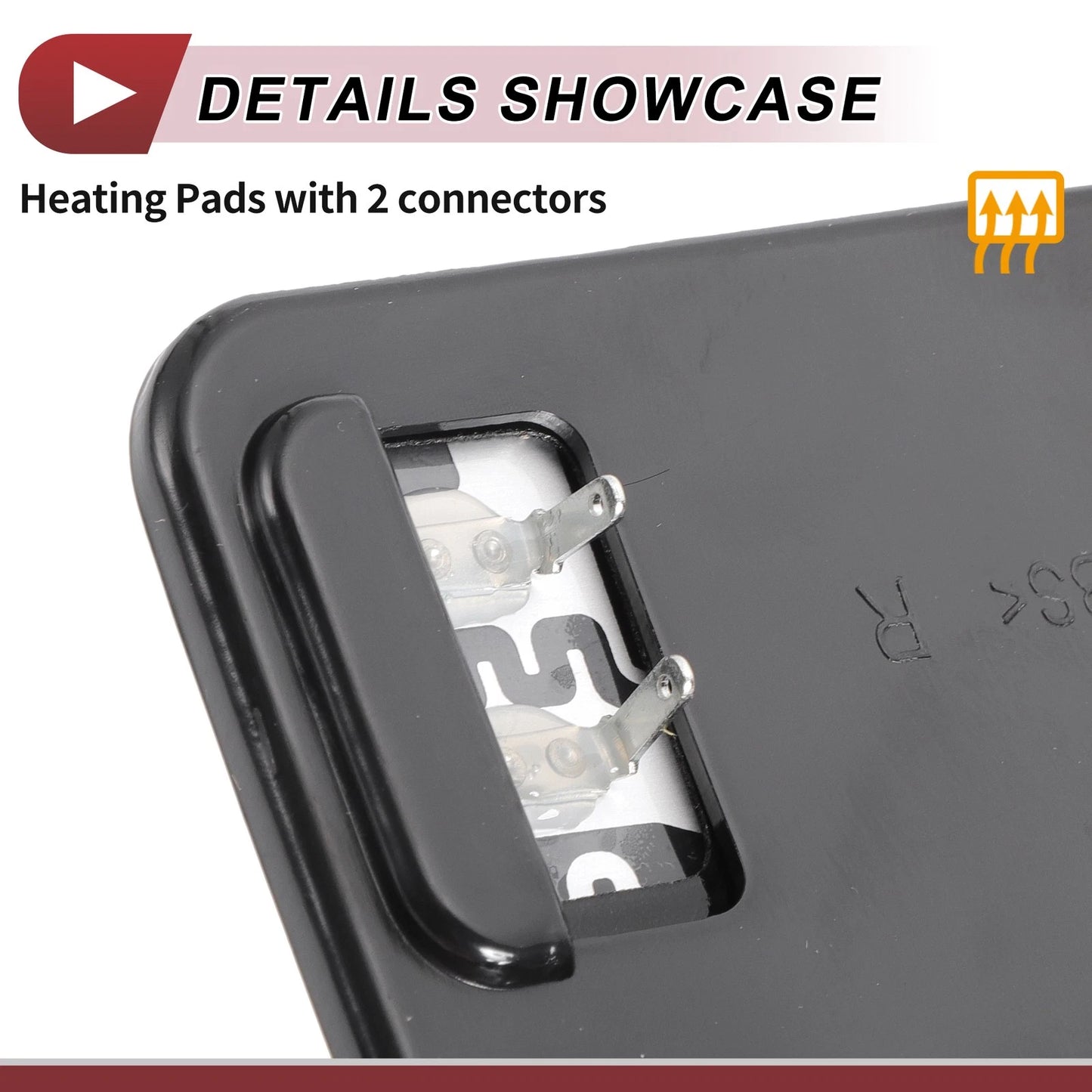 Heated Right Passenger Side Tow Mirror Glass Replacement for Ford