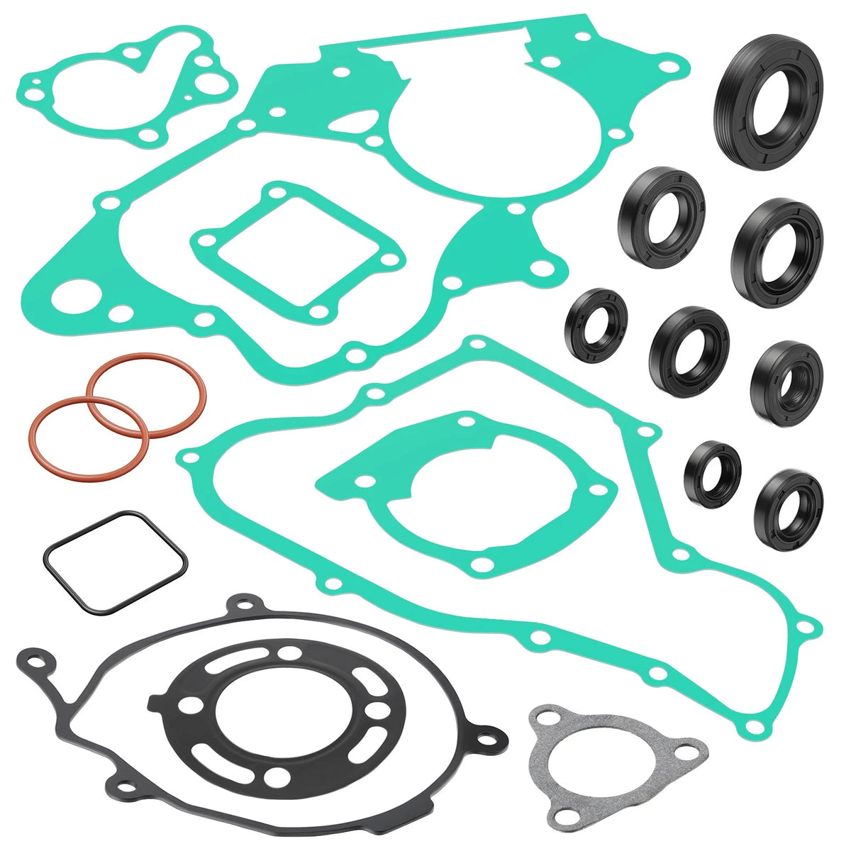 Engine Gasket Set Top End Gaskets Seals Rebuild Kit for Honda CR80R (1992–2002)