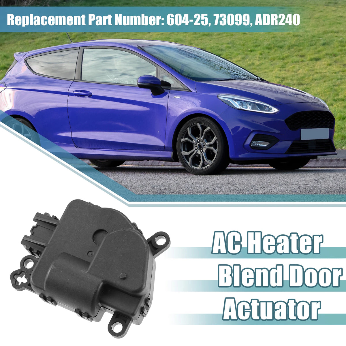 AC Heater Blend Door Actuator for Ford Fiesta 2011-2018 (2 x)