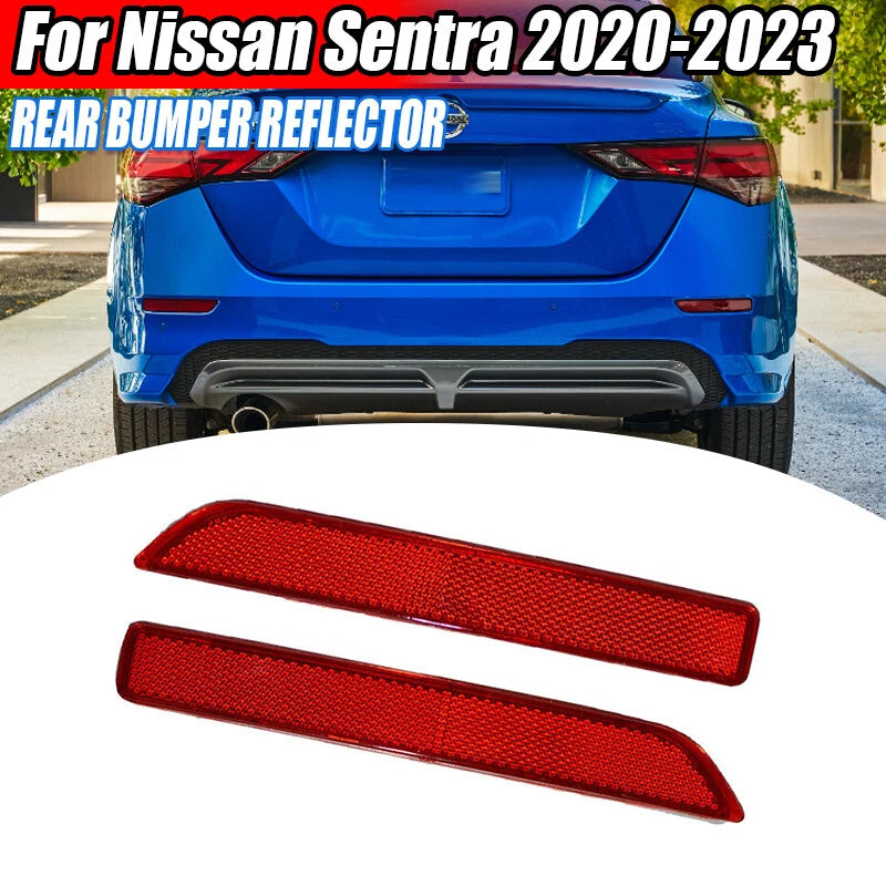 Rear Side Bumper Reflector Lights for Nissan Sentra Murano (2020-2022) 2x