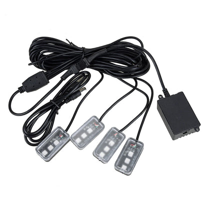 1 RGB USB LED Light Strip Interior Atmosphere Lamp for Car