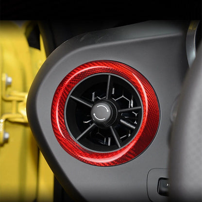 Carbon Fiber Inner Air Vent Outlet Trim for Chevrolet Camaro (2016-2024)