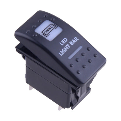 Orange LED Light Bar Rocker Toggle Switch ON-OFF for Universal Boat Cars