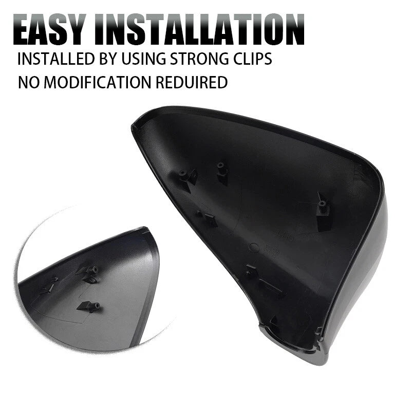 Black Left Mirror Cap Cover for Lexus IS RC 200 300 350 RC F SPORT (2014-2019)