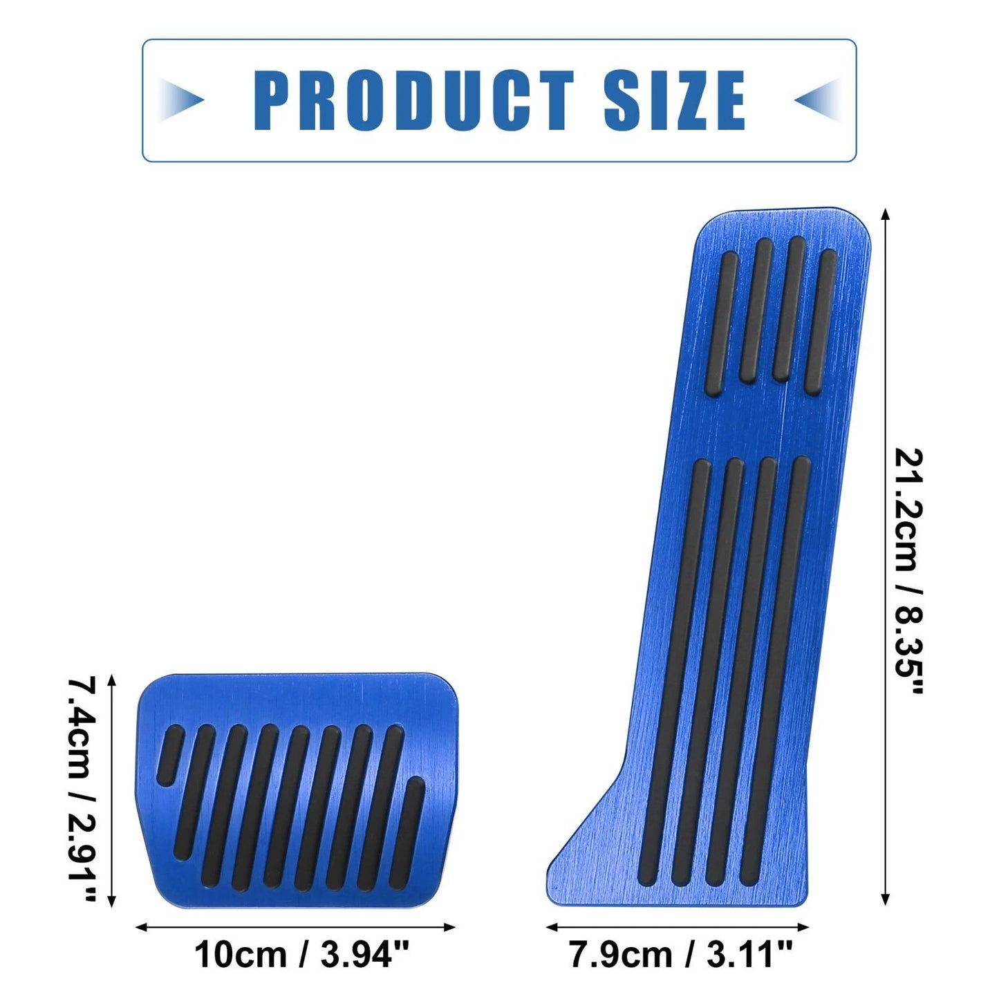 Foot Pedal Pads Gas Brake Cover for Mazda 2 3 6 CX-3 CX-5 (2003-2023)