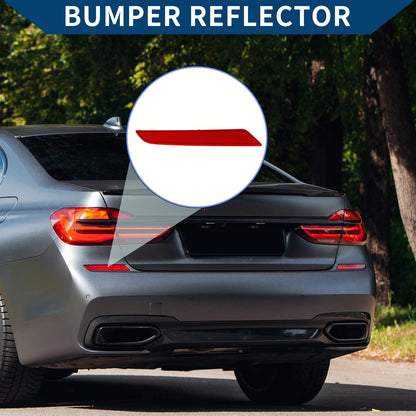 Bumper Reflector for BMW 740i Rear Left (2016-2019) Red