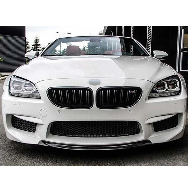 FOR 2013-19 BMW F06 F12 F13 M6 RKP Carbon Fiber Front Bumper Center Chin Lip