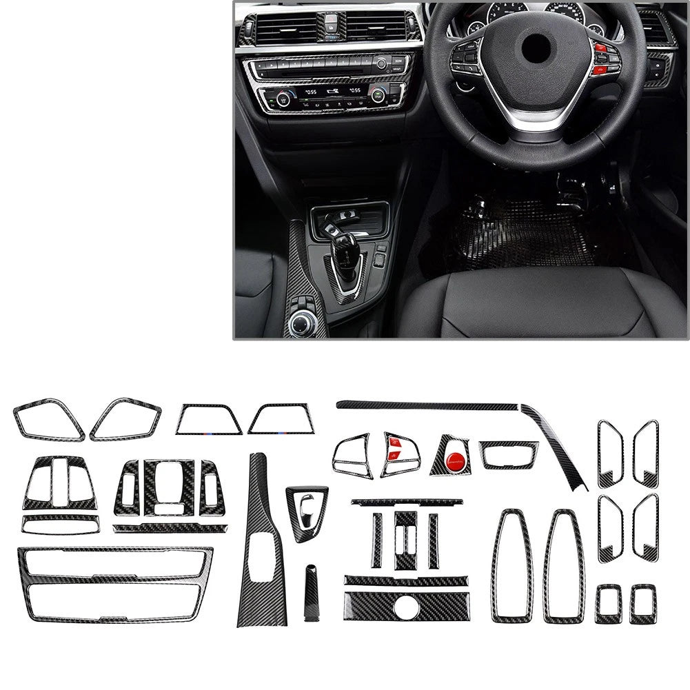 39 Pcs Interior Trim for BMW 3 Series F30 GT F34 (2013-2019)