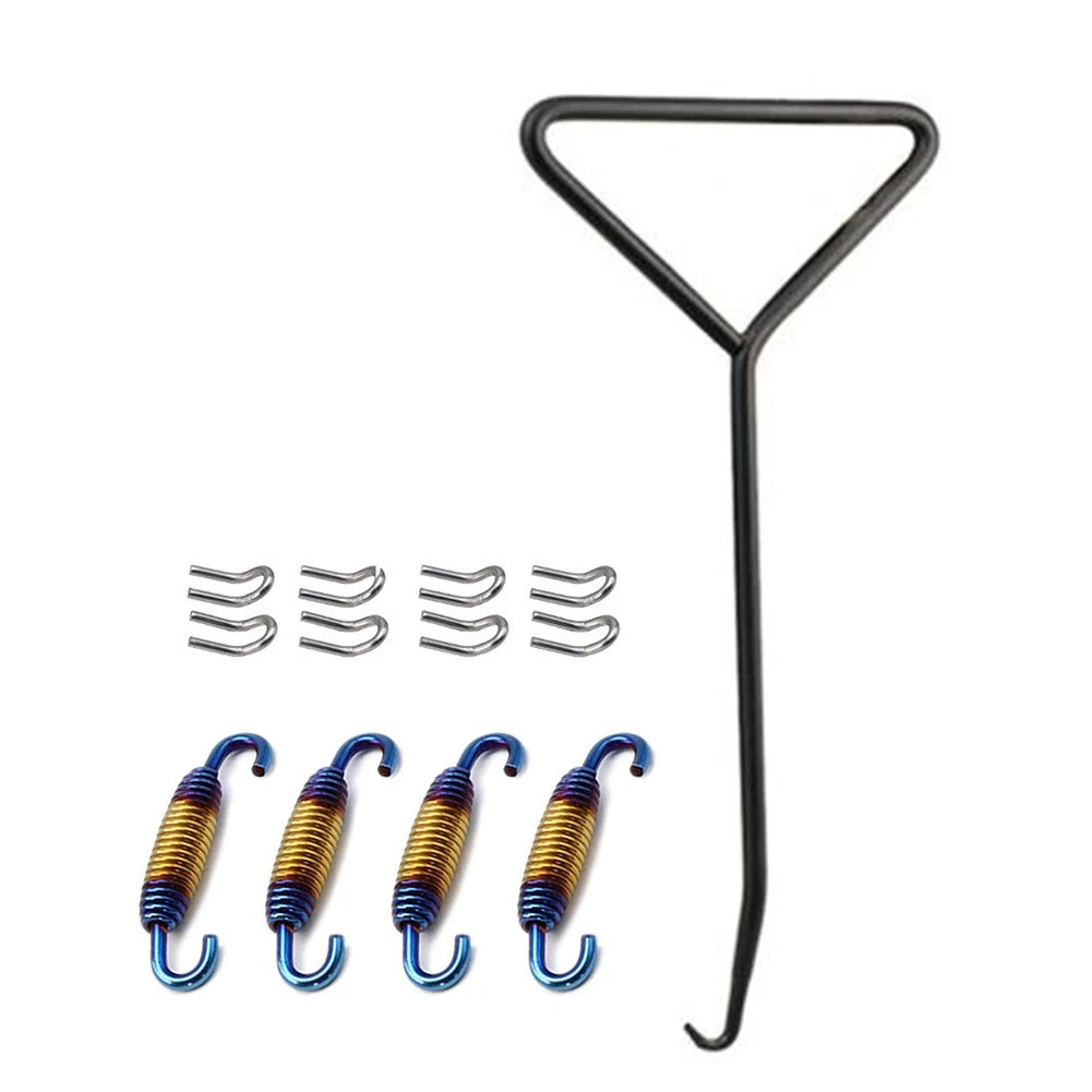 Exhaust Pipe Muffler Mounting Springs for Motorcycle Full Color (A04)