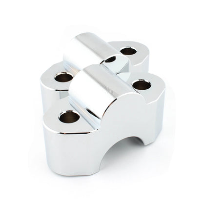 Handlebar Riser Clamp Kit for BMW R18 (2020-2023) Chrome