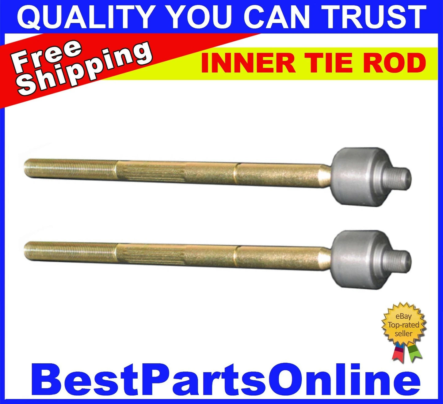 2 x Steering Inner Tie Rod End for Chrysler PT Cruiser (2003–2010)