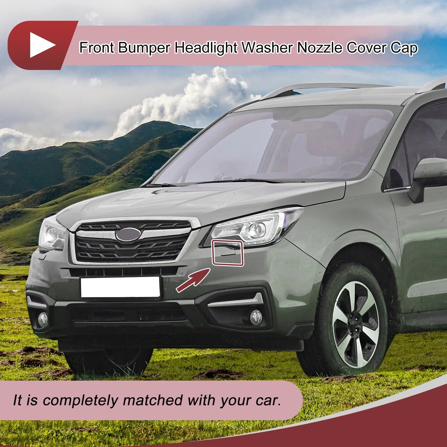 Front Left Washer Nozzle Cover for Subaru Forester (2013-2015)