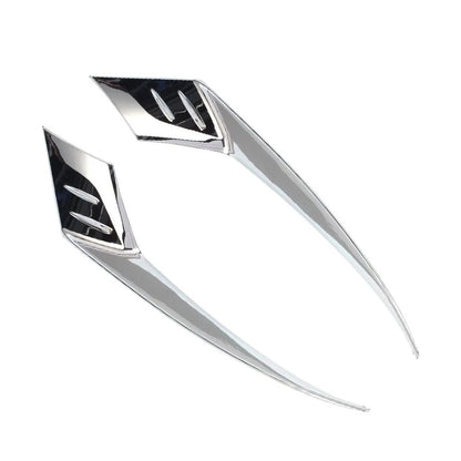 2 x Chrome Headlight Eyebrow Eyelid Covers for Honda Accord (2023-2025)