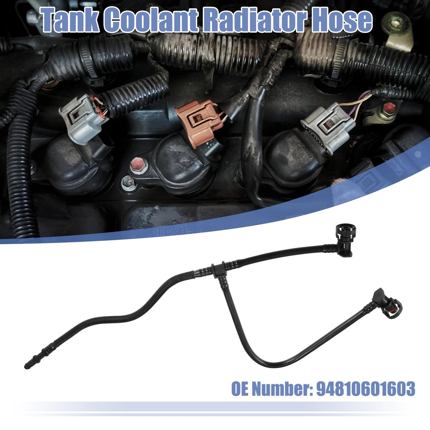 Heater Hose Radiator Expansion Tank Pipe for Porsche Cayenne
