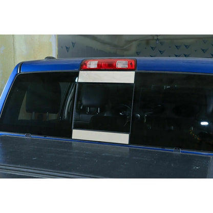 Silver Steel Rear Window Strip Decor Cover for Dodge Ram 1500 (2018-2022)