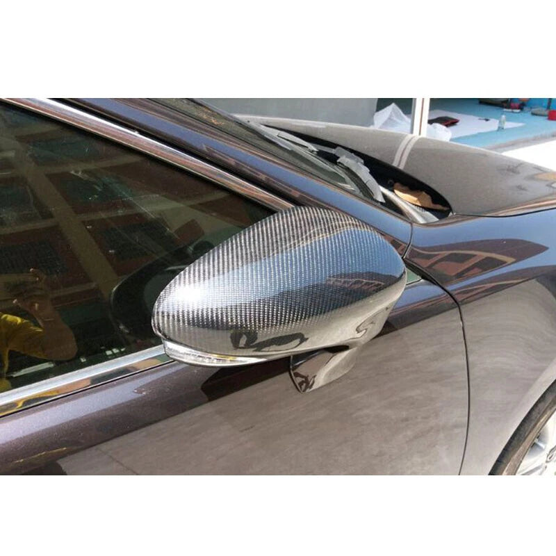 Carbon Fiber Add-on Side Mirror Cover Caps For 2013-2020 LEXUS GS350 GS450H GSF
