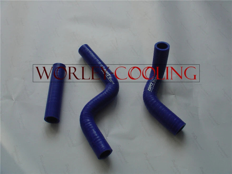 Silicone Hose for Kawasaki KX80/KX85/KX100 (1998-2013) - Blue 2 x