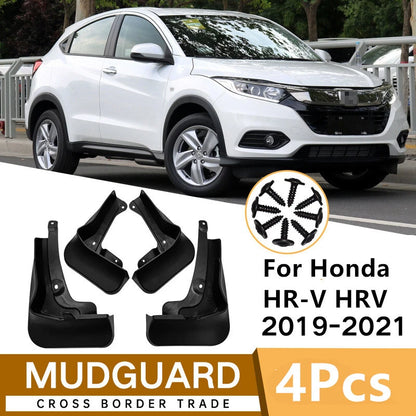 4Pcs Car Mud Flaps Splash Guards Fender Mudguard for Honda HR-V (2019–2021)