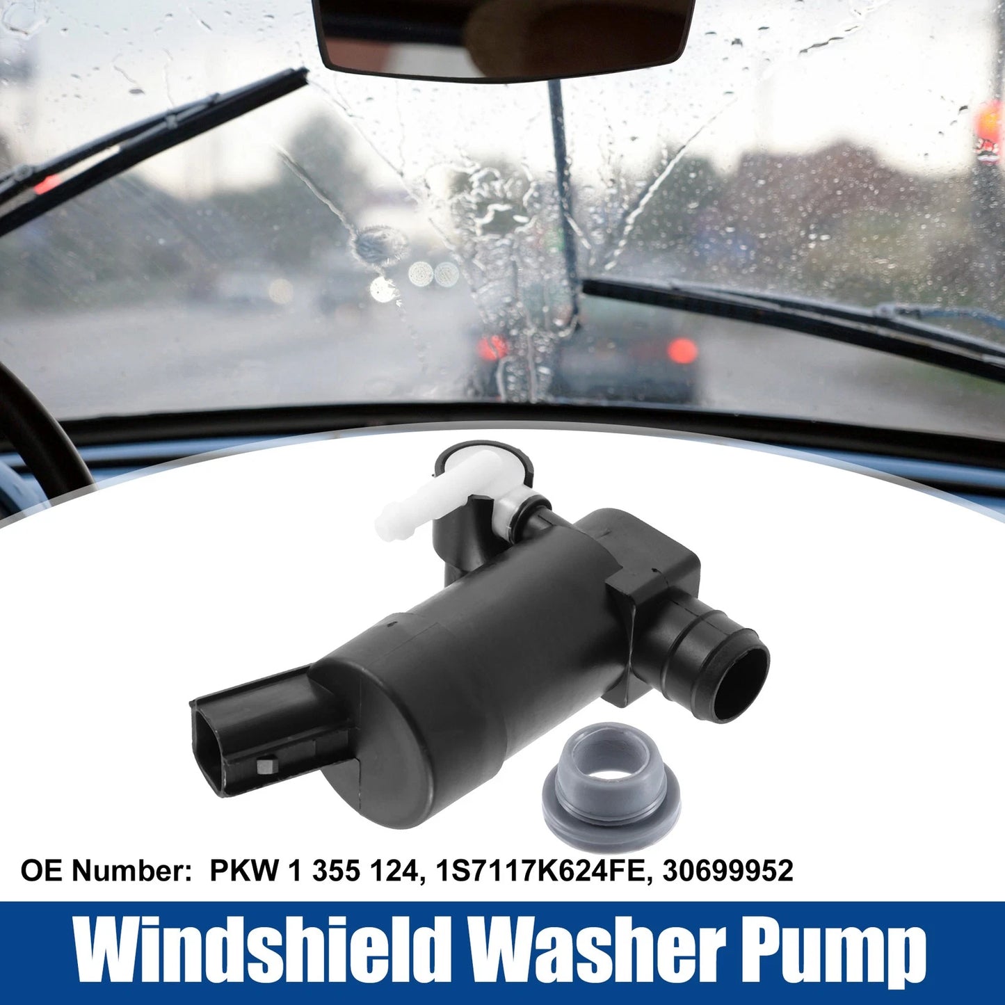 Windshield Washer Pump for Ford Focus, C-Max (2003-2007)