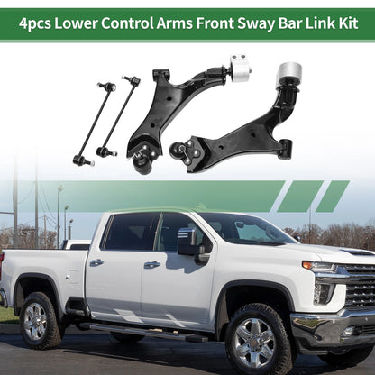 4 x Front Suspension Kit Control Arm for Chevrolet Equinox