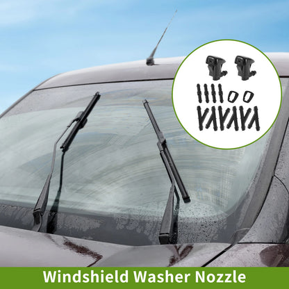 Windshield Washer Nozzle w/ Hose Connector for GMC