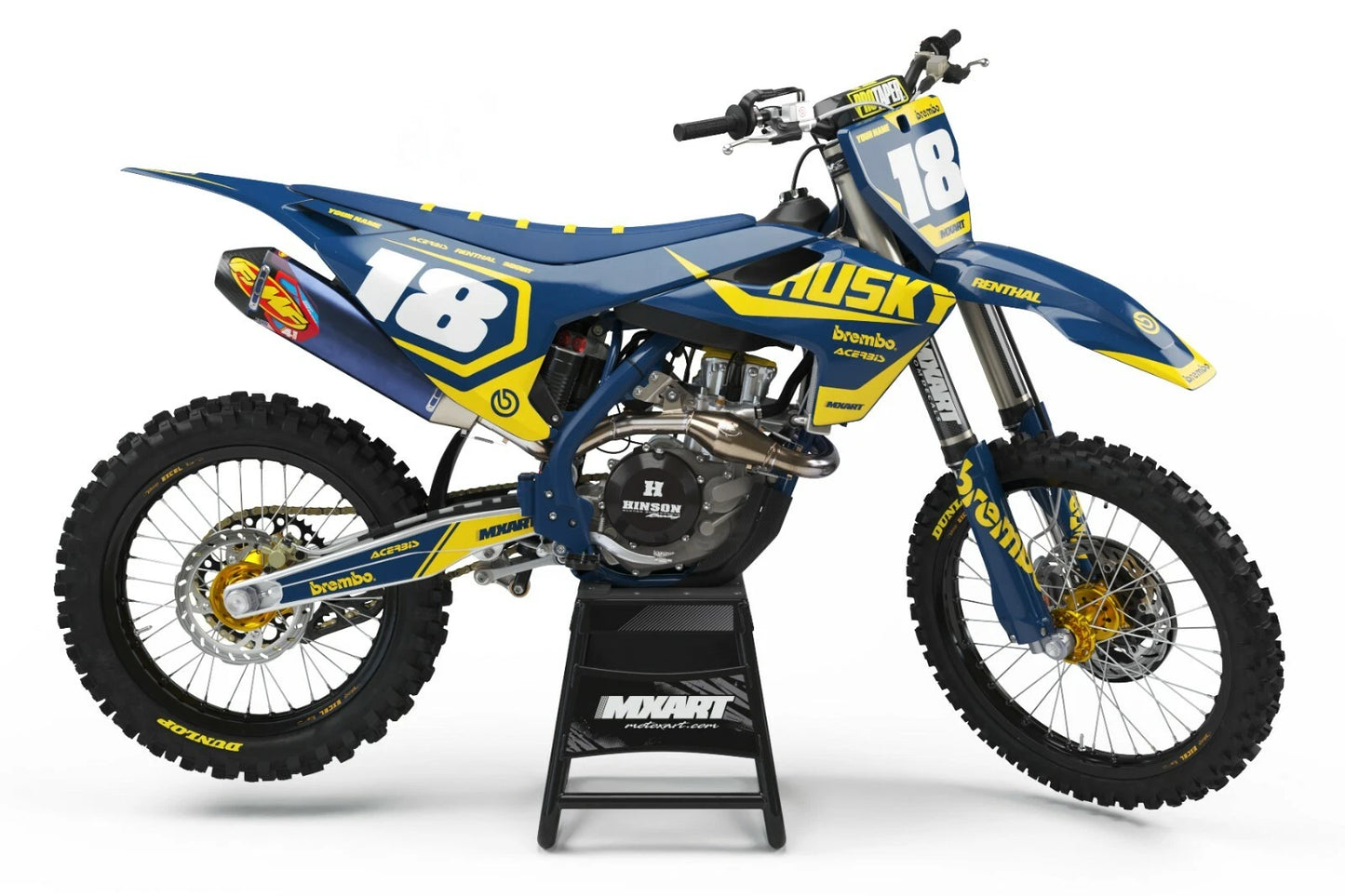 Graphics Kit HAMMER Decals for Husqvarna TC 50 (2017-2021)