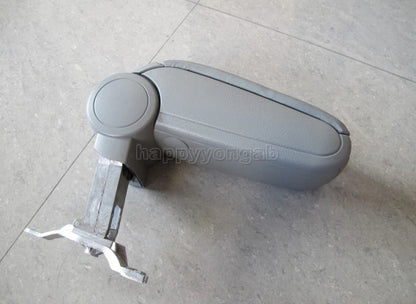 Central Console Armrest for Audi A4 S4 Leather Gray (2002-2006)